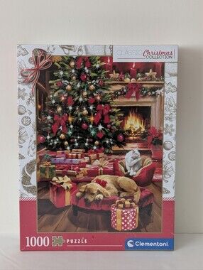 Clementoni Christmas by the Fire 1000 Piece Jigsaw Puzzle New Sealed